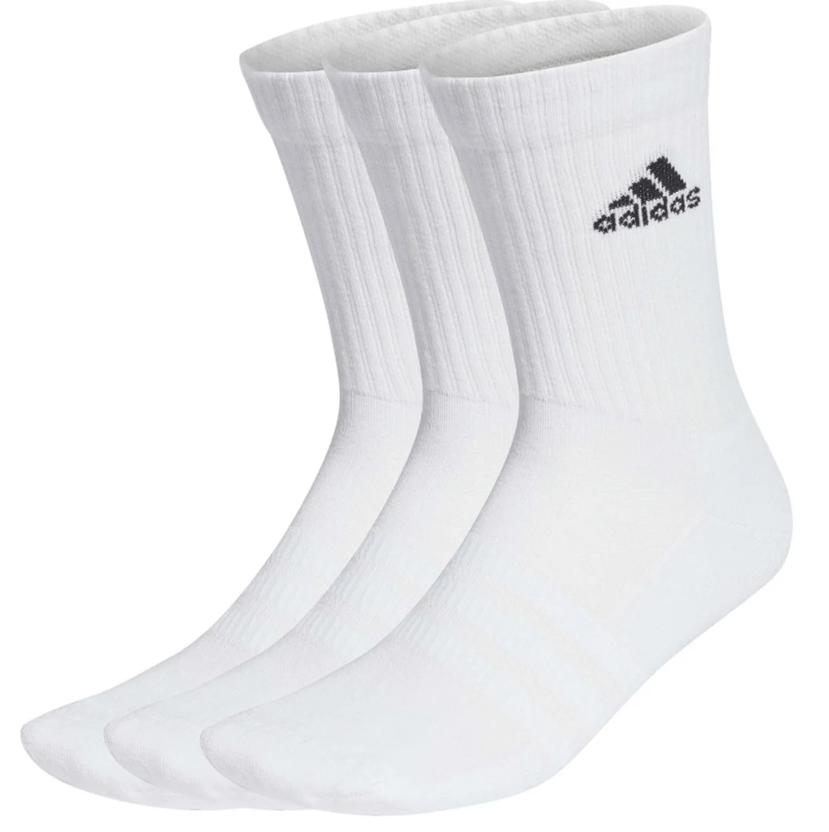 Calcetines Adidas Blancos Clásicos 3 Pares - Algodón y Poliéster | Cómodos y Transpirables