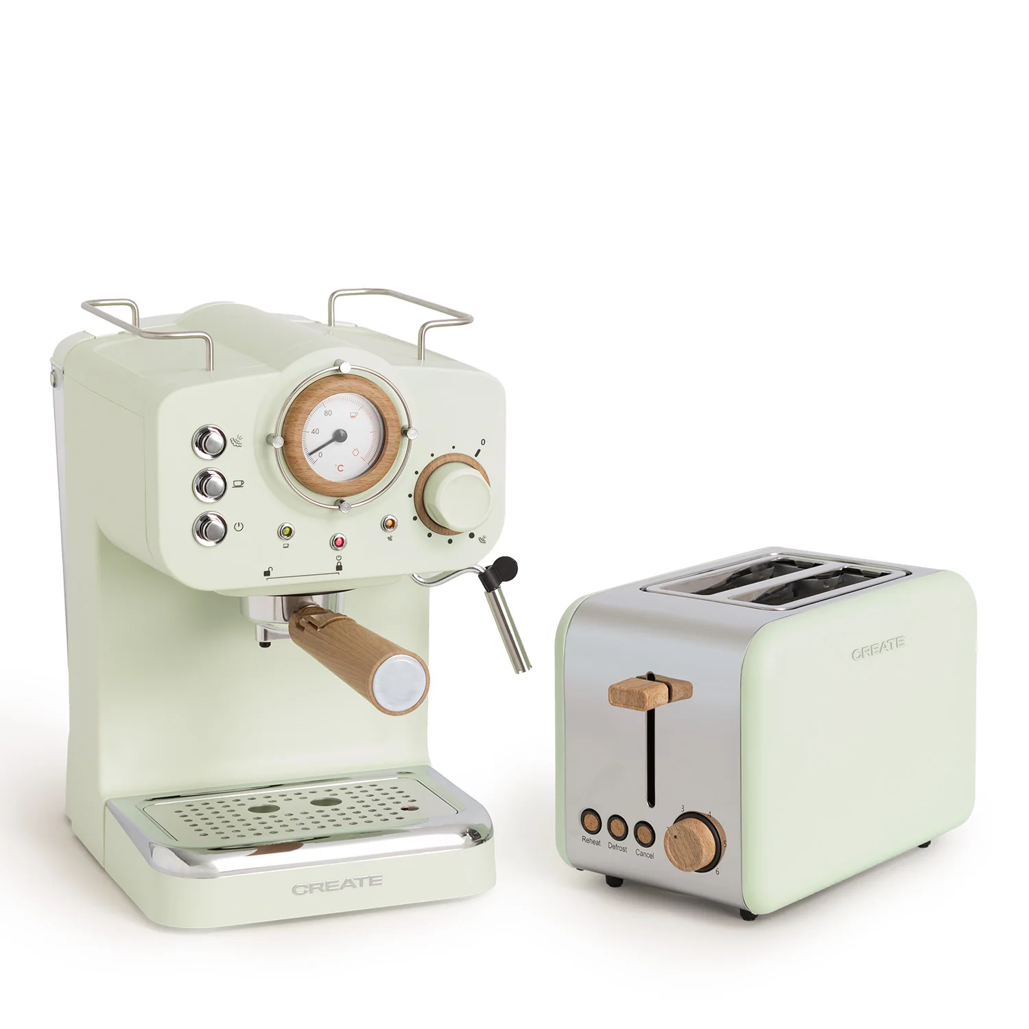 Create - pack toast retro toaster s+ thera retro express coffee maker matte finish
