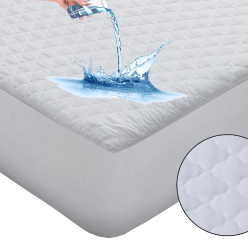 Protector colchón acolchado PU impermeable para cama 90x190 Cama 105x190 Cama 135x190 Cama 150x190