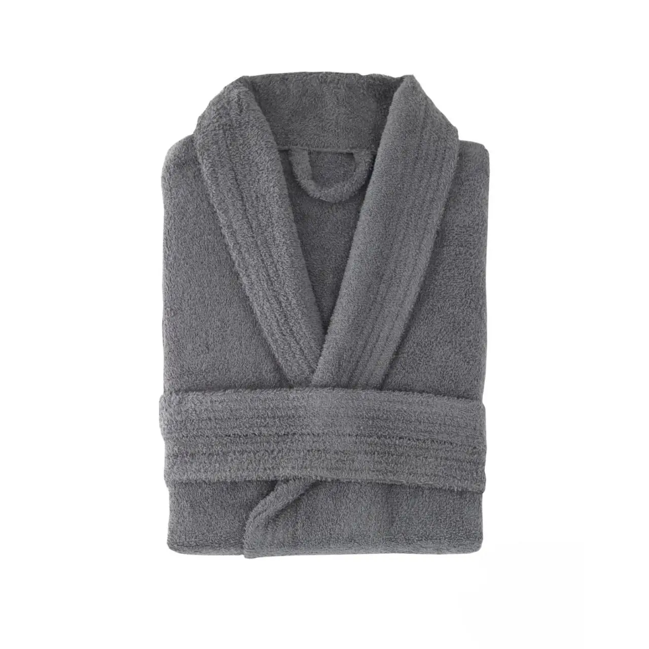 Premium American Terry Bathrobe Unisex 80% Cotton 20% Polyester, available in various colors, featuring a soft, absorbent fabric perfect for both men and women, ideal for luxury spa experiences or home use.