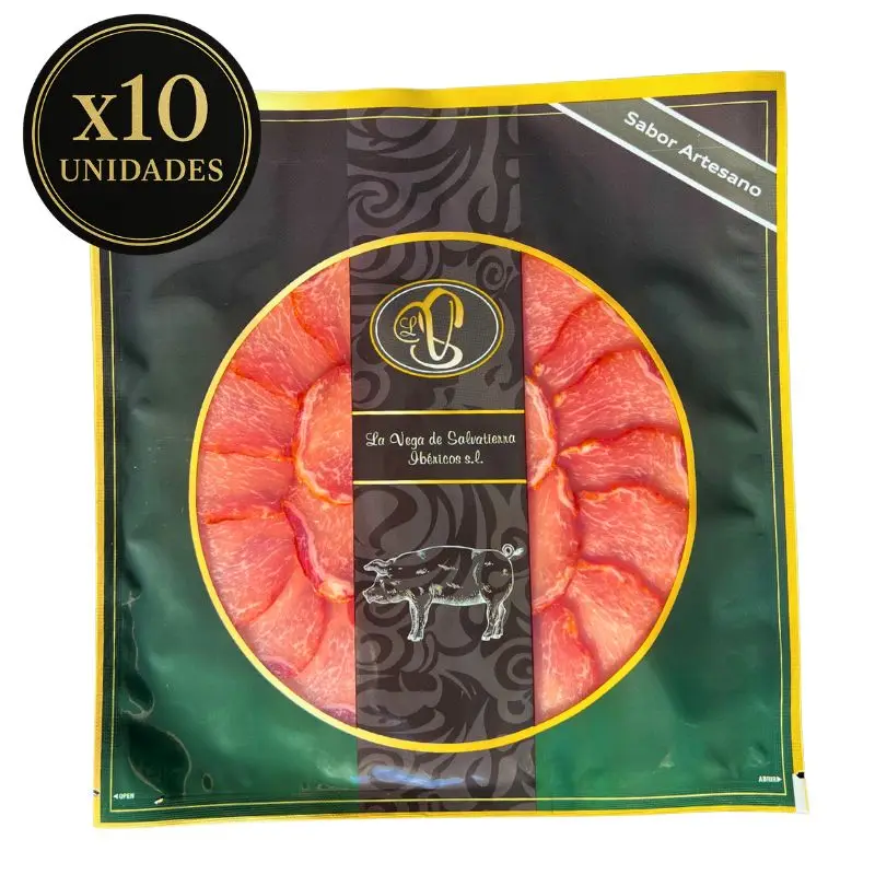 Lomo Ibérico cebo | 10 Platos de 100G | La Vega de Salvatierra