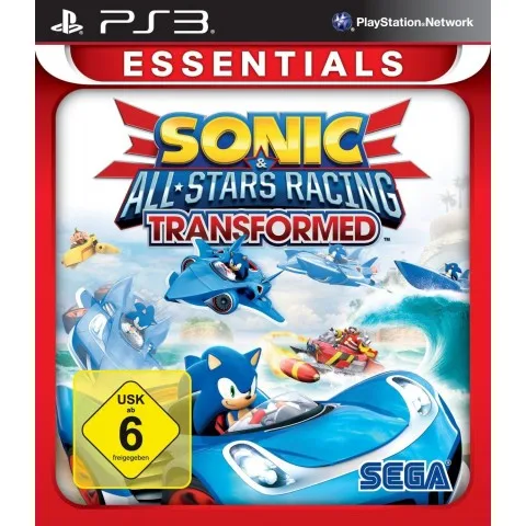 Sony Sonic All-Star Racing: Transformed (Essentials) Juego Para Consola Playstation 3 Ps3