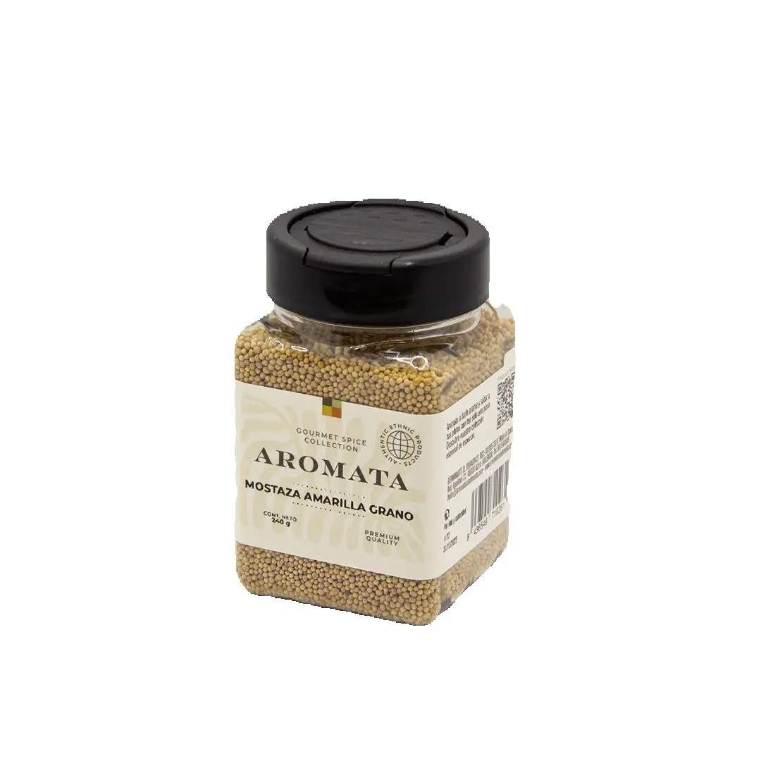 Mostaza Amarilla Grano de Aromata Condiments para tus salsas y aromatizar tus encurtidos