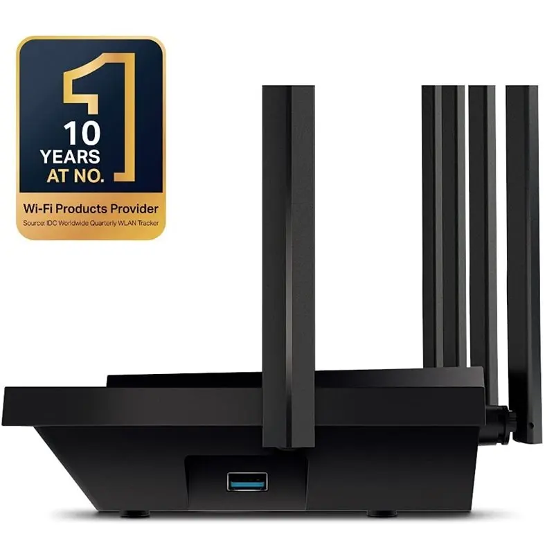 TP-LINK Archer AX73 Dual Band Gigabit Ethernet Wireless Router (2.4 GHz / 5 GHz) Black