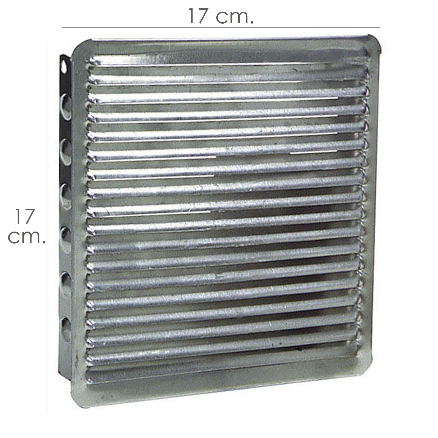 SANCO STORE - WOLFPACK professional line recessed ventilation grille 17x17 cm. Aluminum