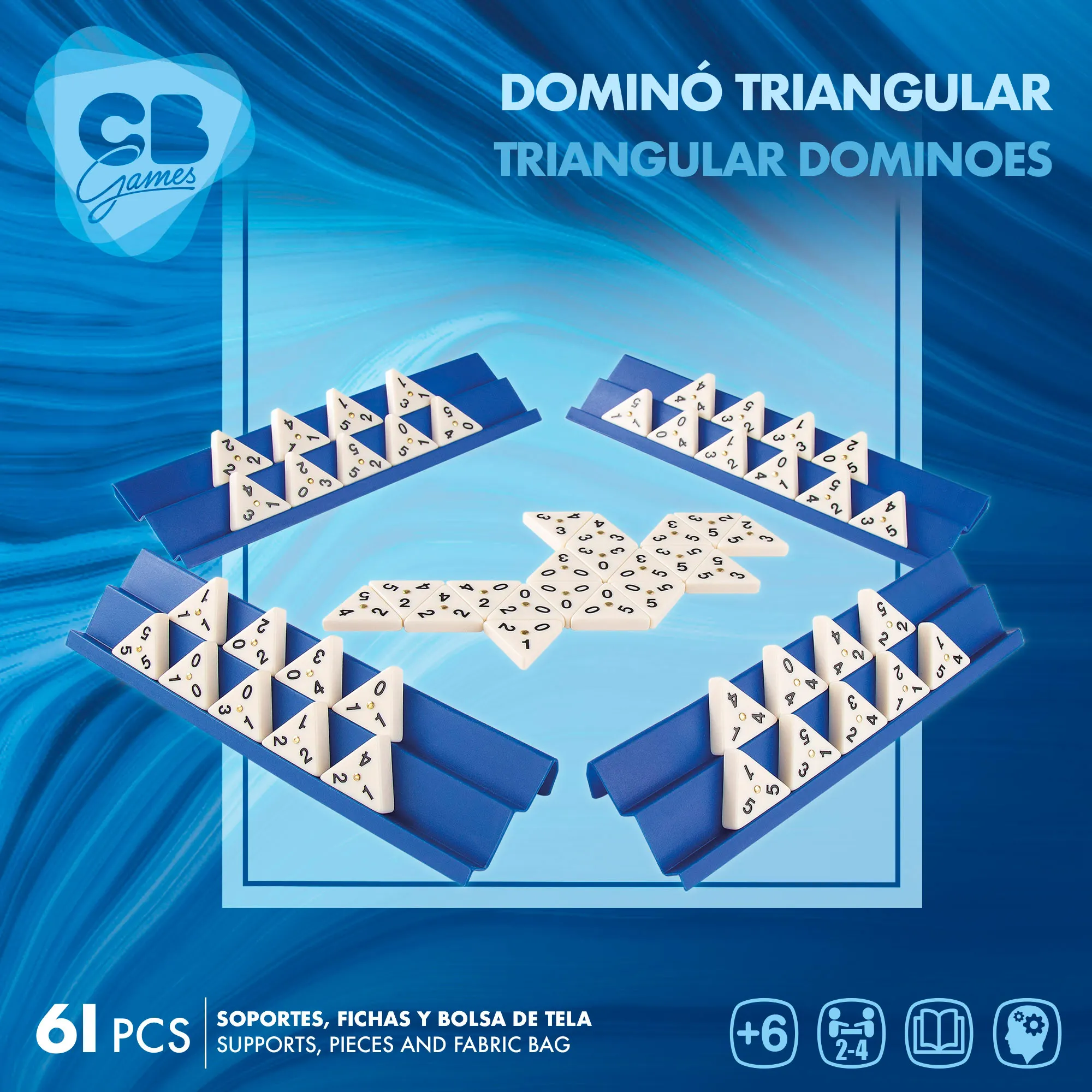 Juego dominó triangular CB Games