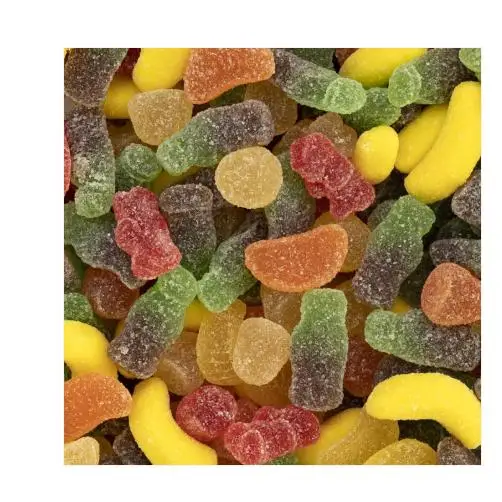 VIDAL Cocktail Mix 1Kg aprox 375 uds Mix con azucar de plátano, piña, fresa, naranja, cola, cereza.Sabor a Plátano, piña, narnja, cola y cereza. sin gluten  sin grasa sabor original Vidal garantizado