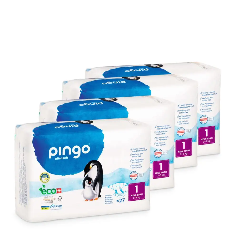 Diaper saving Pack T1 (newborn) Pingo 108 PCs