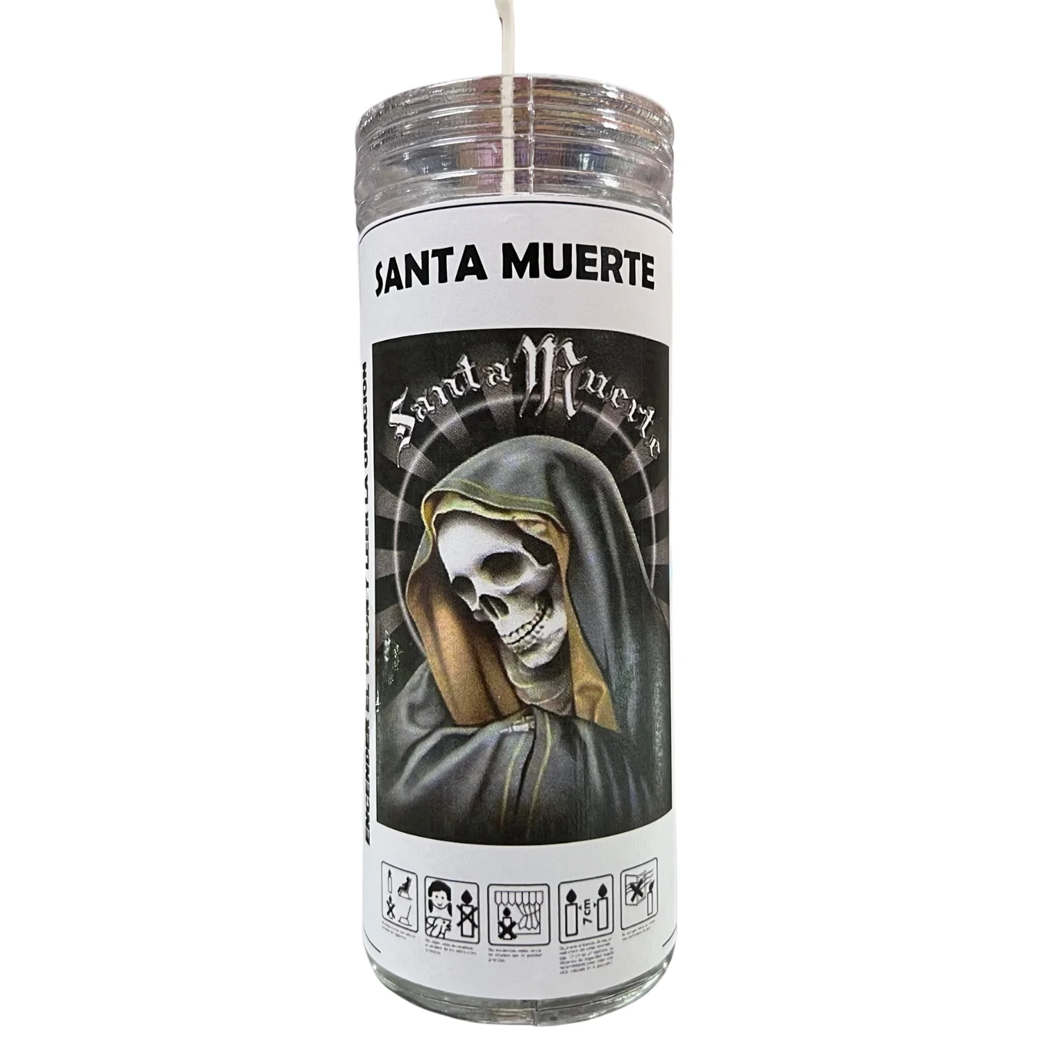 THE BUBBLE SHOP-candle of Holy Death for any kind of urgent request special candle with oil and prayer to solve desperate cases quickly.