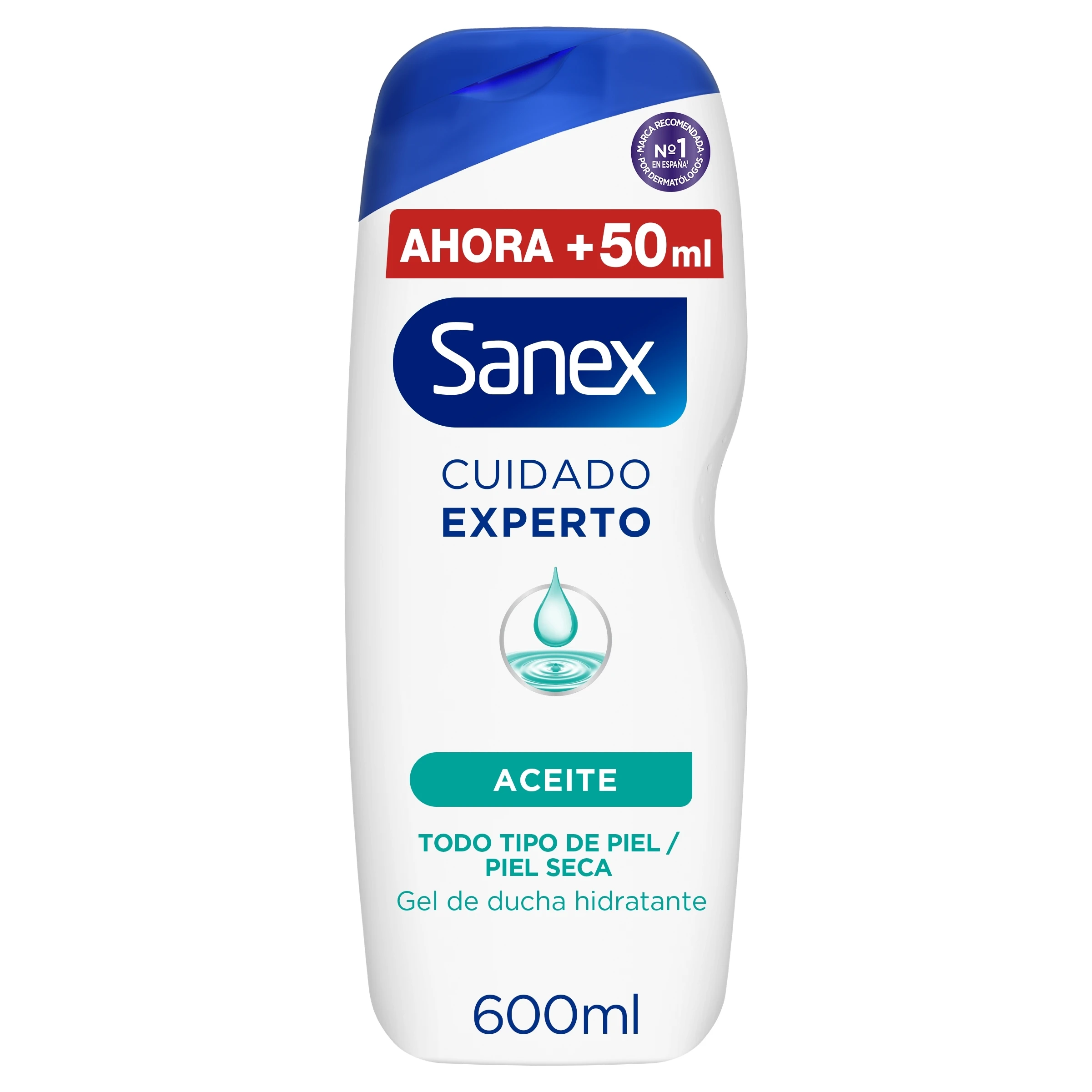 Shower Gel or Bath Sanex BiomeProtect Dermo oil Normal skin-dry skin 600ml. Pack 3