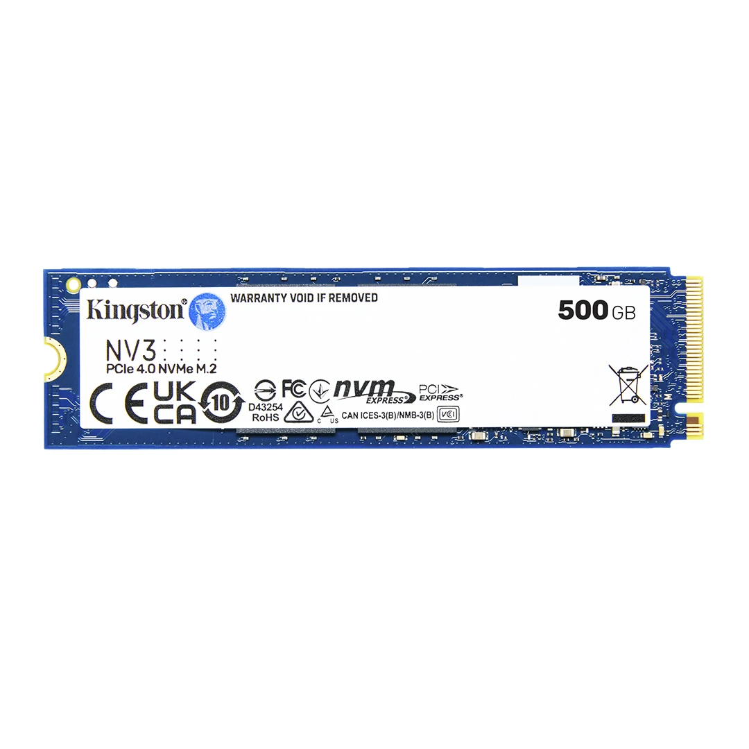 Internal SSD Kingston NV3 NVMe PCIe 4.0 500GB 1TB 2TB 4TB M.2 2280 SNV3S read speeds up to 6.000 MB/s desktop computer laptop and PS5