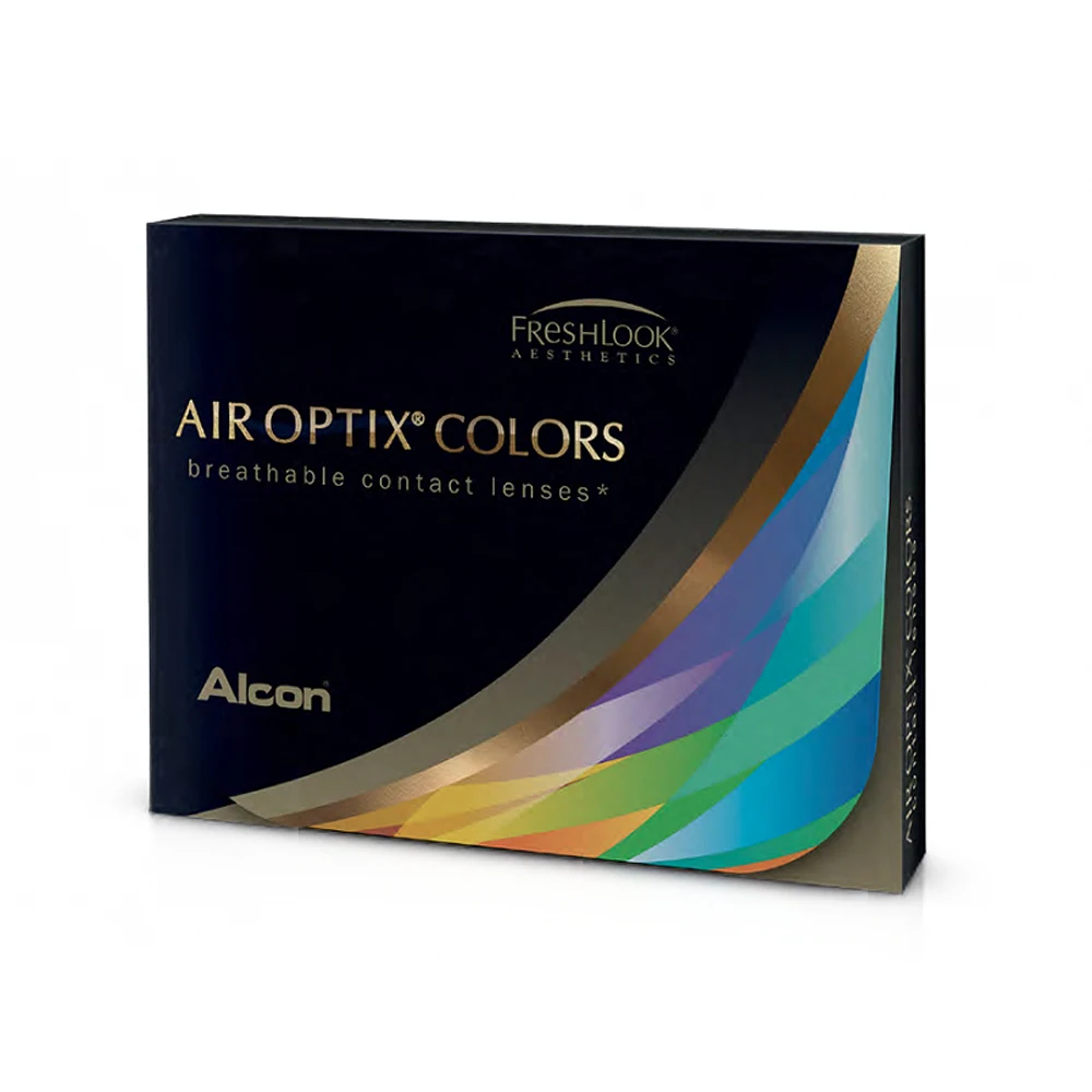 Alcon lenses-Air Optix Colors-colored contact lenses in pack of 2-monthly replacement