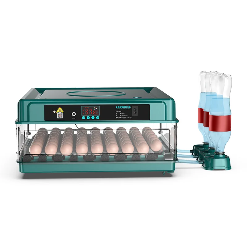 9/15 Egg Incubator with Drawer, Mini Egg Incubator with Automatic Ionic Water, Resetting and Temperature control, Mini Incubator