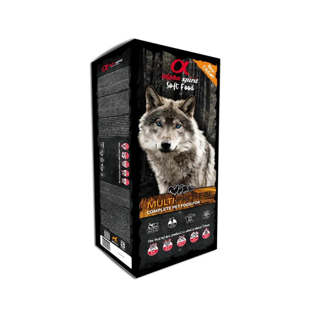 ALPHA SPIRIT - Multiprotein - Pienso Semihumedo para Perros Adultos de Todas las Razas