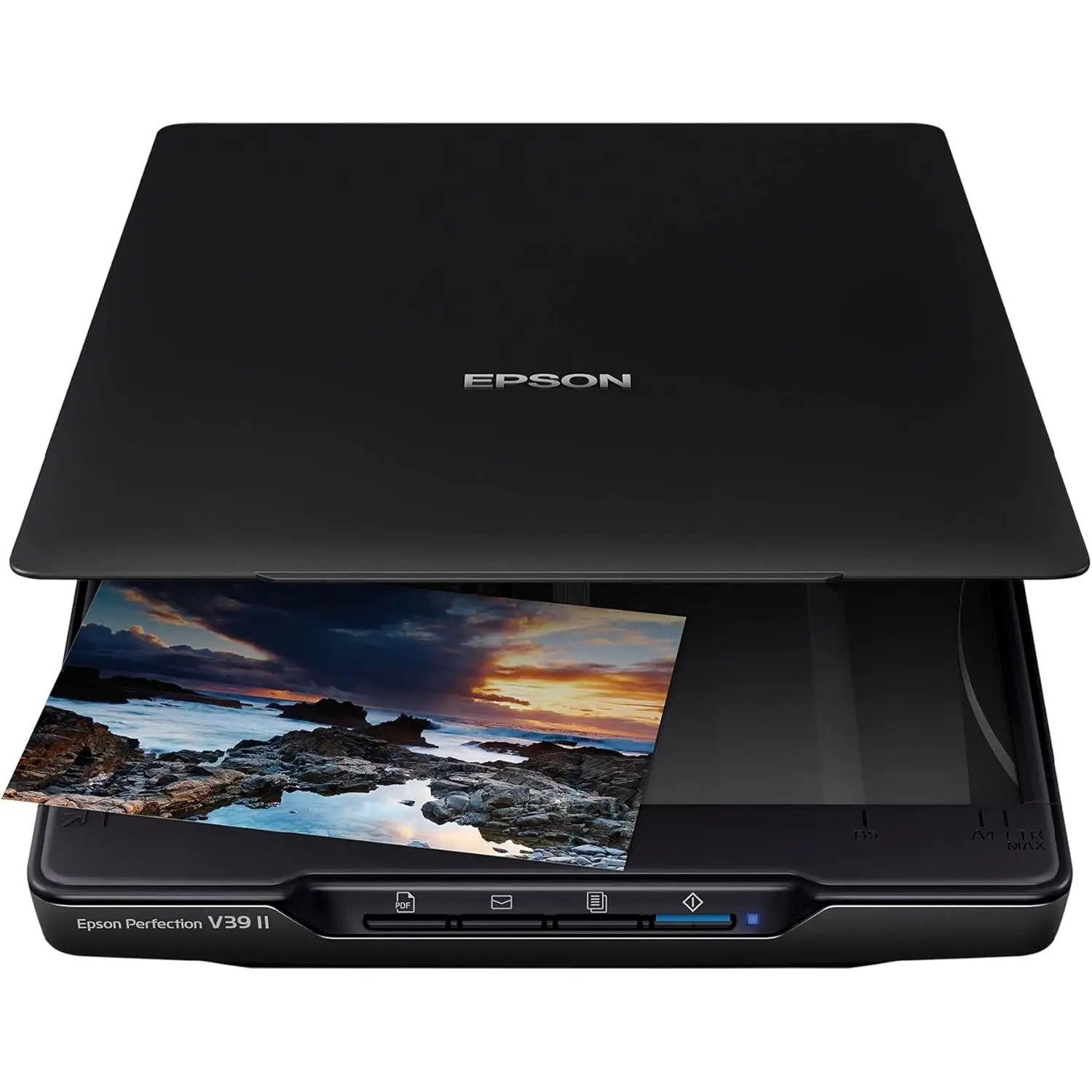 Escáner plano Perfection V39II A4 con soporte para fotos y documentos