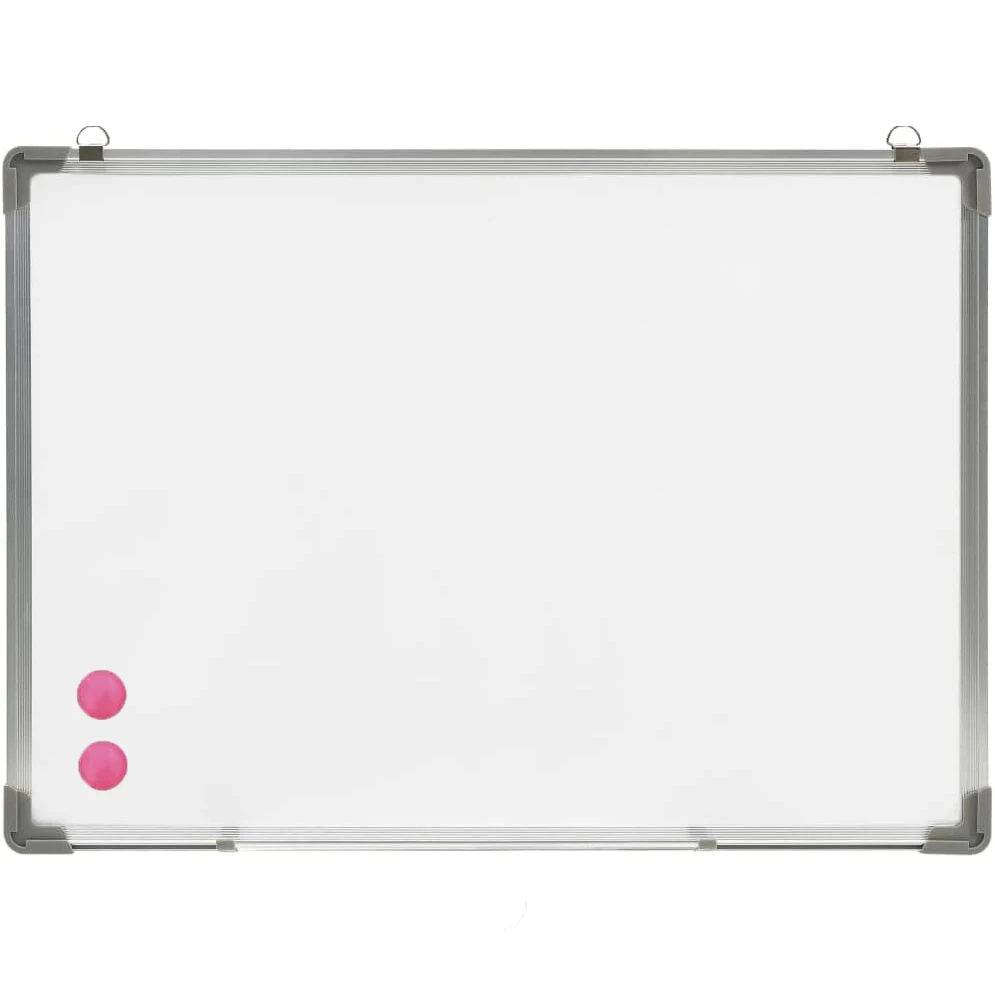 Lavagna magnetica con cornice in metallo 50x70 cm