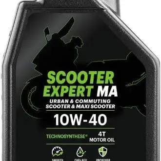 SCOOTER EXPERT 4T MA 10W-40 Aceite lubricante para motores de 4 tiempos de Scooters y Maxi Scooters con embrague en baño de aceite Desplazamientos urbanos e interurbanos Technosynthese® – JASO MA