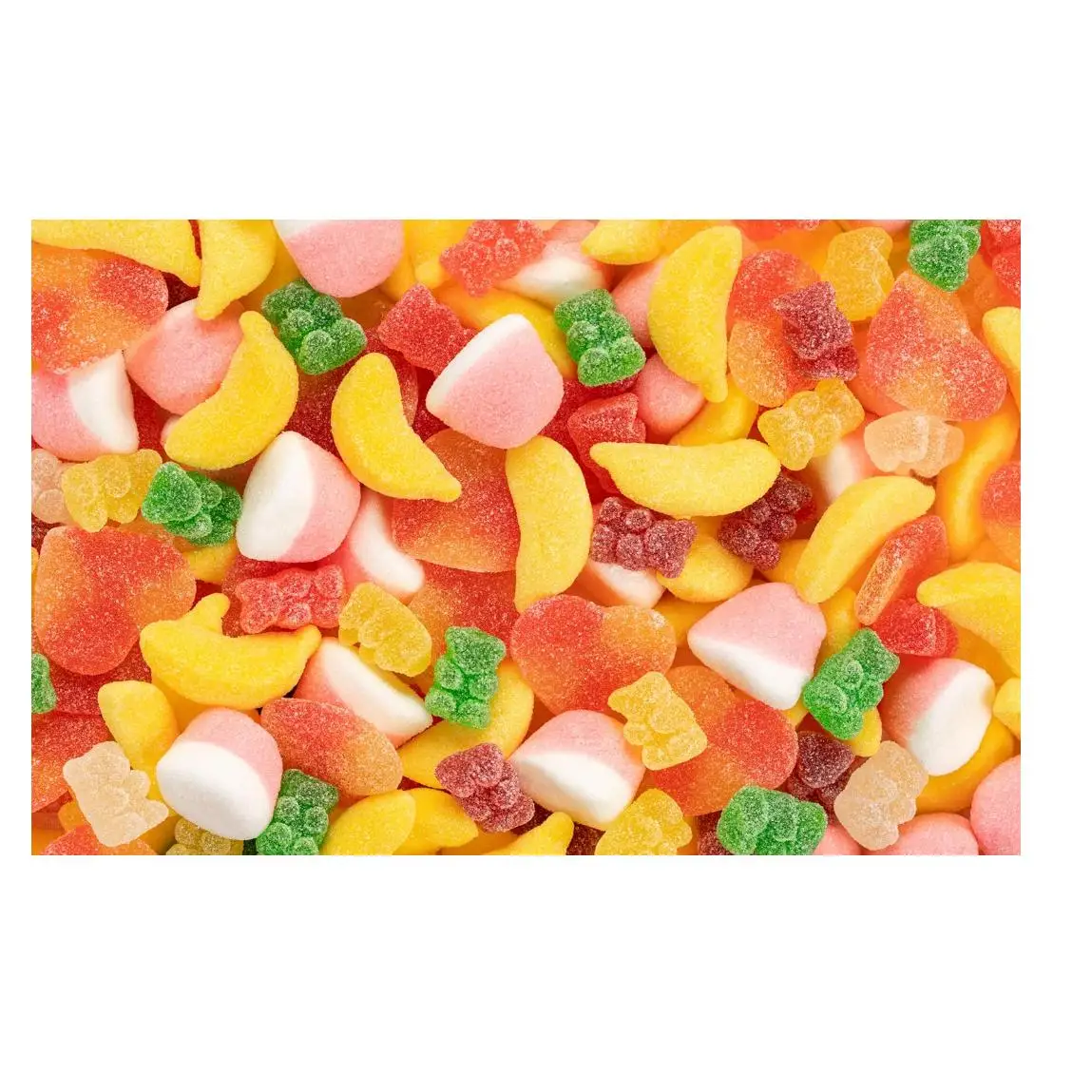 HARIBO FAVORITOS AZUCAR 1KG el mejor surtido de favoritos haribo con nuestros ositos, melocotones, plátanos, besitos y fresas . Sabor de Haribo TOP original calidad de confianza