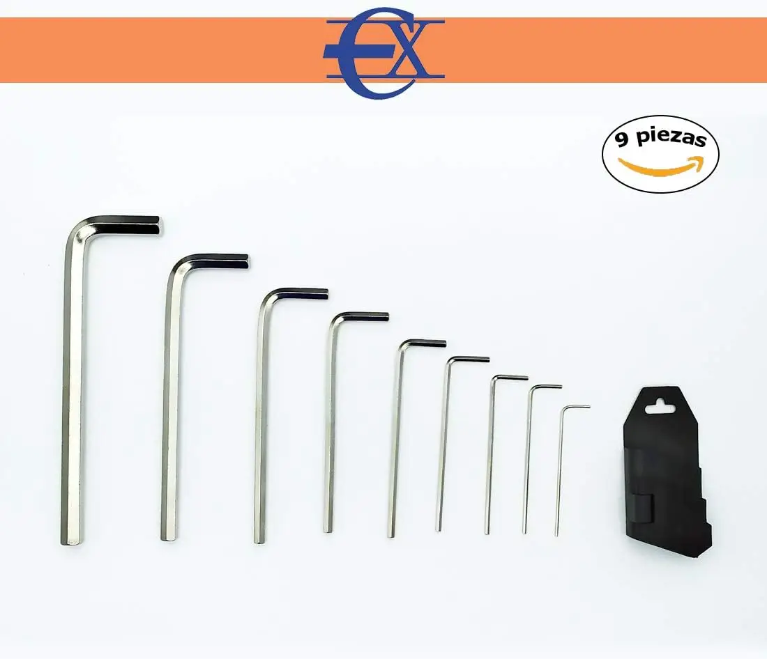 Allen Euroxanty hexagonal wrench Set | Size 1.5-10 Mm | Set Allen and Torx