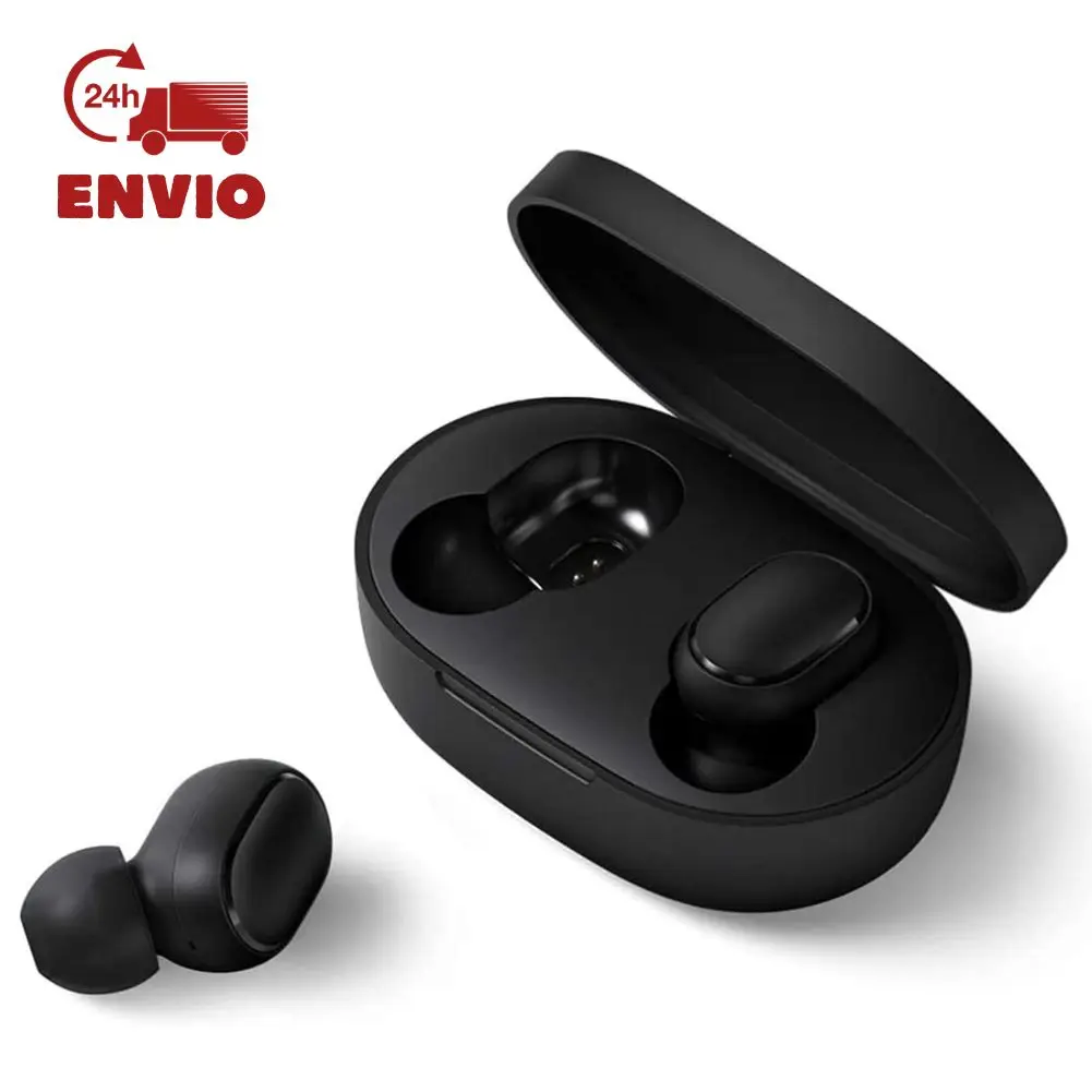 Xiaomi Mi True Wireless Earbuds Basic 2-5.0 Wireless Bluetooth headset with microphone, Anti-sweat IPX4, sound True Stereo, ergonomic design, compatible with Android/iOS, Ideal for sport, IPX5 waterproof, high quality calls and music.