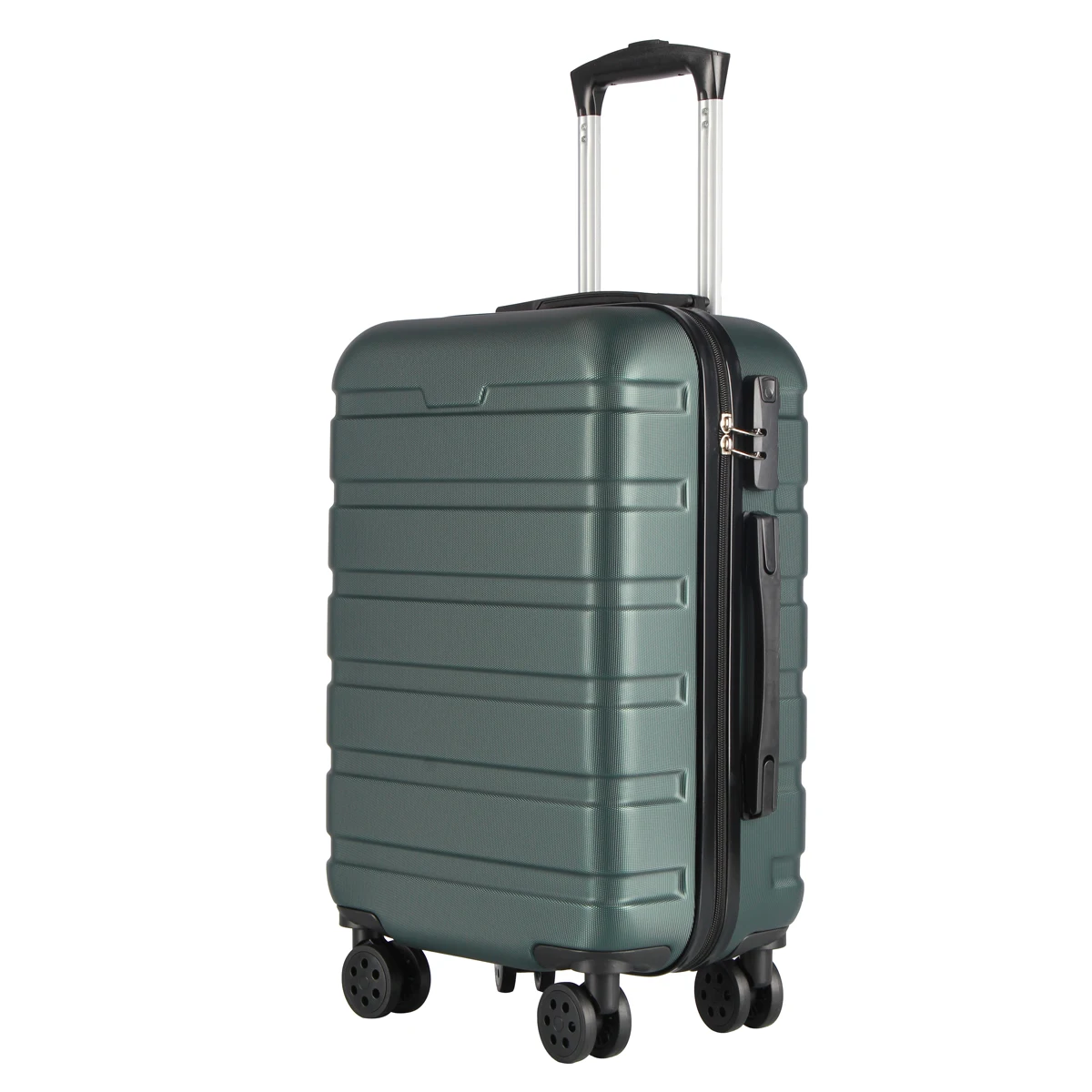 T-lovendo-Trolley cabin travel suitcase 20 ”(40L). Hand luggage. 4 wheels. 56x38x23cm. Semi-rigid ABS Material. Lock with combination. Telescopic handle.