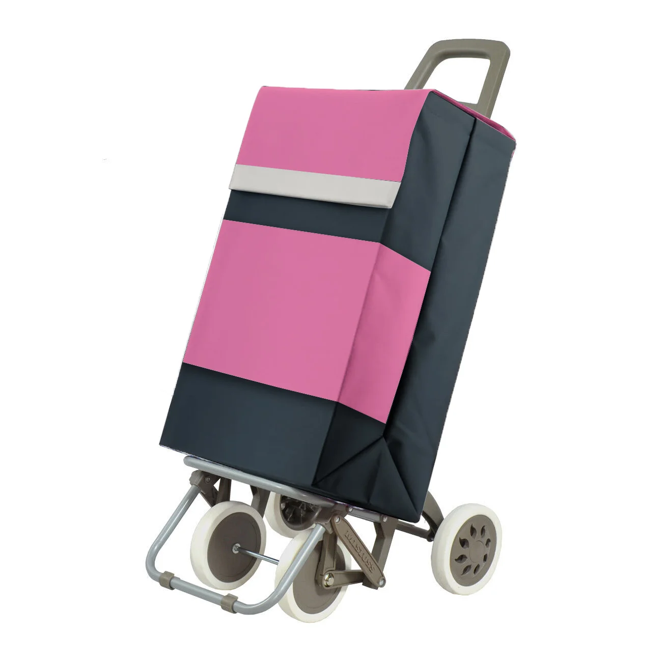 DECODEKO-Carro Carrito de Compra Plegable Ligero 100x41x33cm, Resistente, Carro de la compra rolser,Plegable, con 4 Ruedas Resistentes, para la Compra de Alimentos, Capacidad de Carga 48 Litros