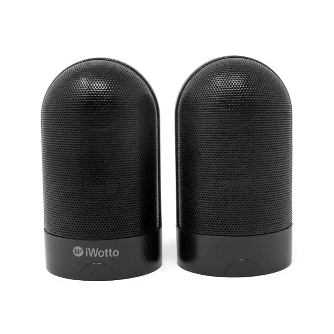 Par de Altavoces Bluetooth IWOTTO – Sonido Estéreo Natural y Portátil