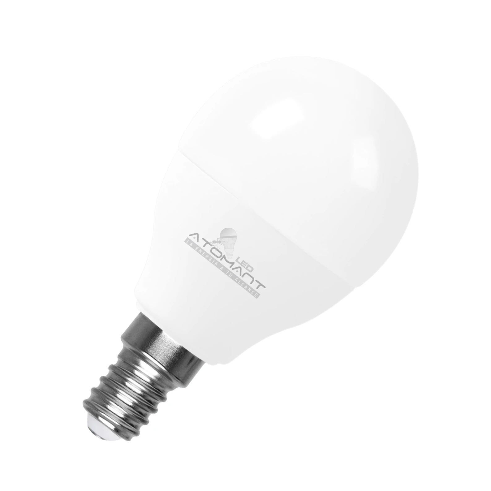 LED ATOMANT Bombilla LED E14 G45 9W, 950 Lumenes, Casquillo fino, Equivalente a 95W tradicional