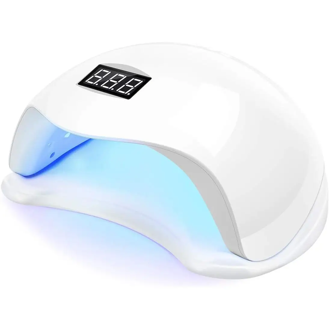 Lampada UV LED per Unghie e Piedi 2 in 1, 20W ad Alta Potenza, 24 Luci LED Professionali 365+405nm, Schermo LCD con 4 Timer, Asciugatura Rapida e Uniforme per Gel, Smalto Semipermanente e UV, Uso