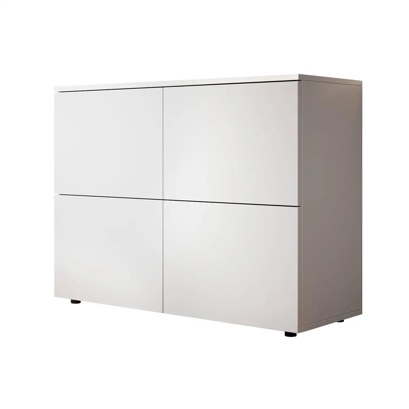 MB Muebles Bonitos - Aparador de salón, 90x68x34cm, 2 Colores, Acabado Mate, 4 puertas, Modelo Zoel