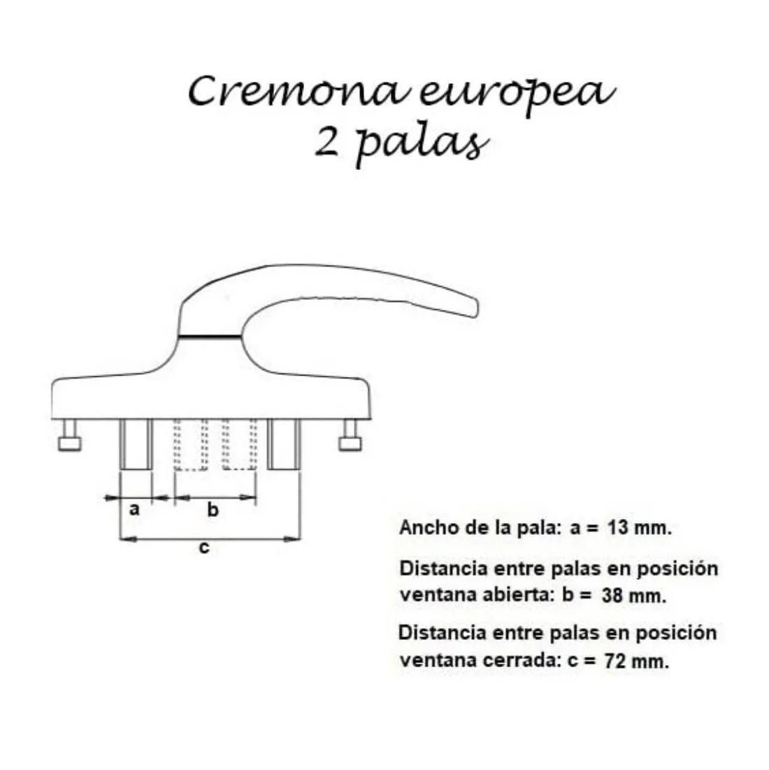 Cremona european handle fhz 2 blades white