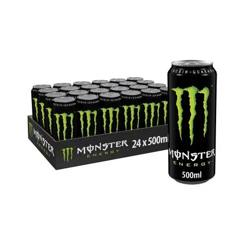 Bebida Energética Monster Energy Ultra White sin Azúcar, Sabor Mango Loco - Pack de 24 Latas de 500 ml