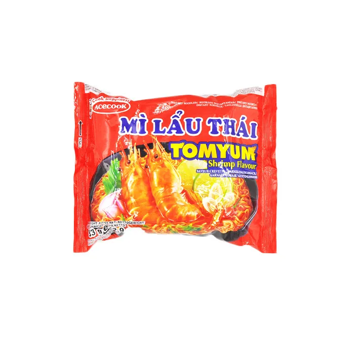 (ACECOOK) MI LAU THAI instant noodles with prawn and TOM YUM flavor 83G