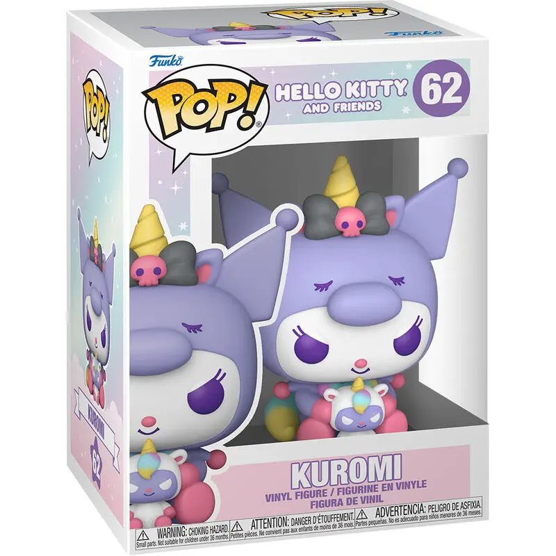 Figura Pop Sanrio Hello Kitty Kuromi-Figura de Vinilo Coleccionable - Idea de Regalo- Mercancia Oficial - Juguetes para Niños y Adultos - Movies Fans - Muñeco para Coleccionistas y Exposición