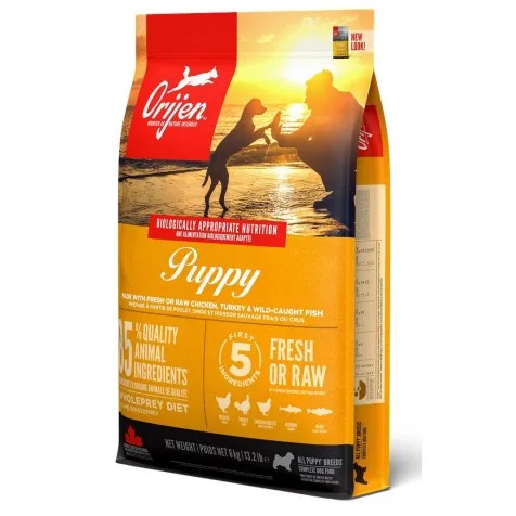 Orijen Pienso para Perros Cachorros y Jóvenes 11.4 Kg - Rico en Nutrientes y Fácil de Digetir