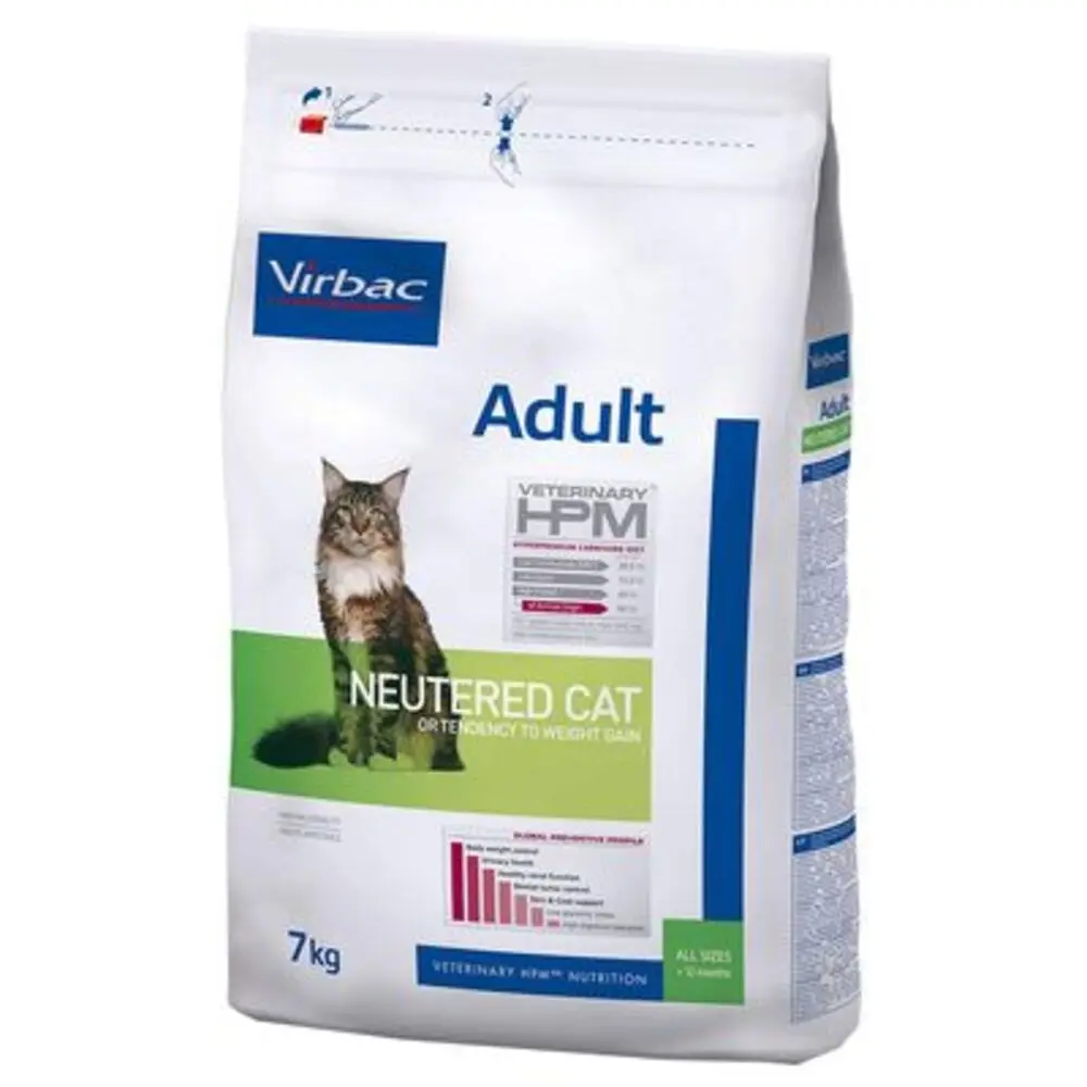 Virbac Veterinary HPM Neutered Pienso para Gatos Adultos Esterilizados