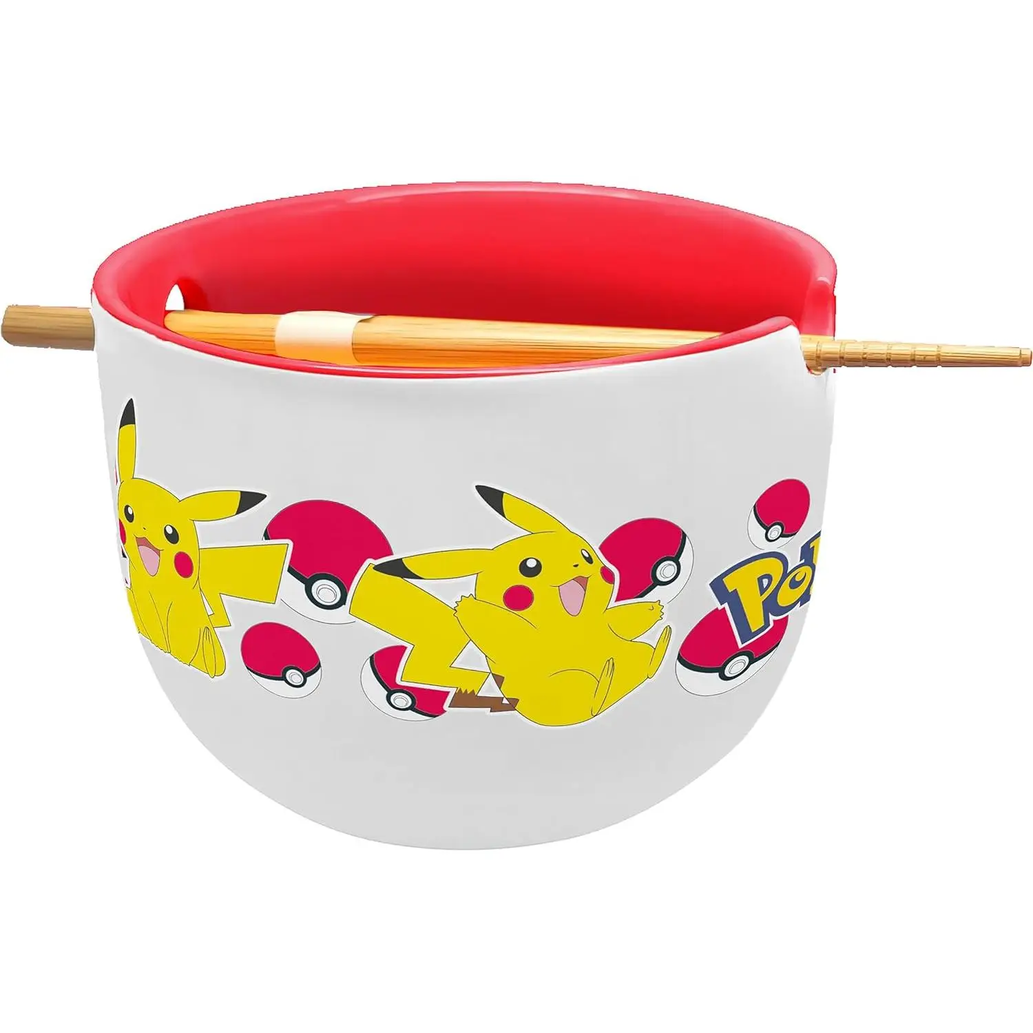 Stor - Pokémon Bol cuenco para Ramen con Palillos Face - Pikachu