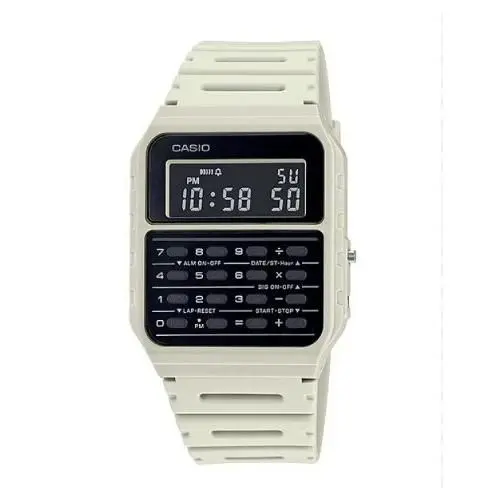 Casio CA-53WF-8B Men's Digital Watch, Retro Design, Calculator Function, Waterproof, Double Hour Display