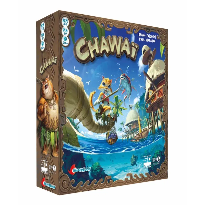 SD Games board game Chawai Pegi 9-fishing party on the island of Chawaï