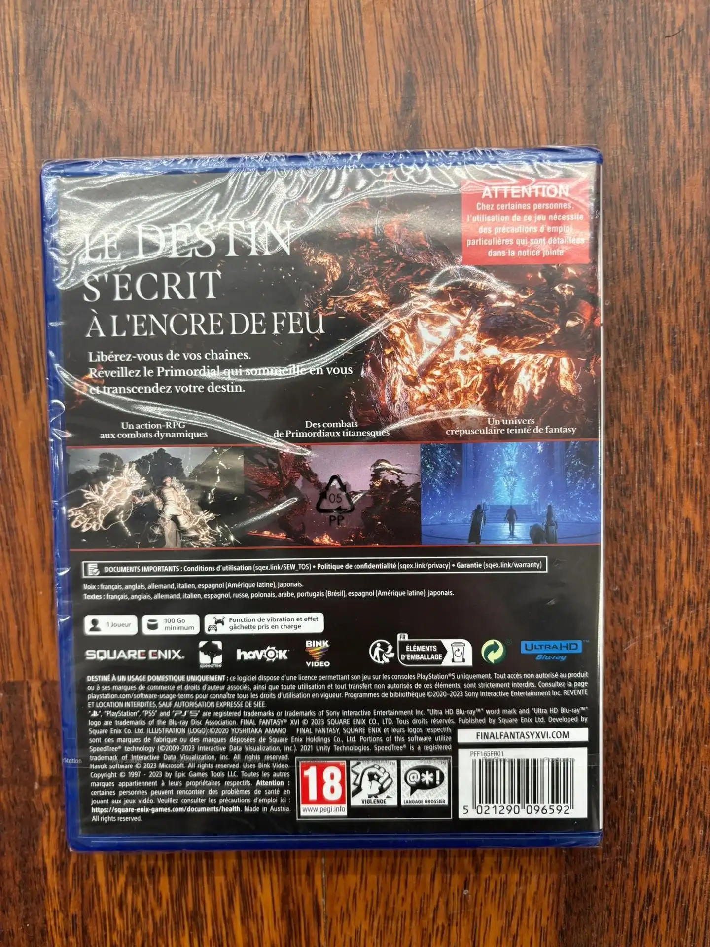 Final Fantasy XVI PS5 FR - Action RPG video game by Square Enix featuring epic battles, dynamic combat using Eikons, and a mature fantasy narrative set in the conflict-ridden realm of Valisthea, ideal for PS5 gaming enthusiasts. #6