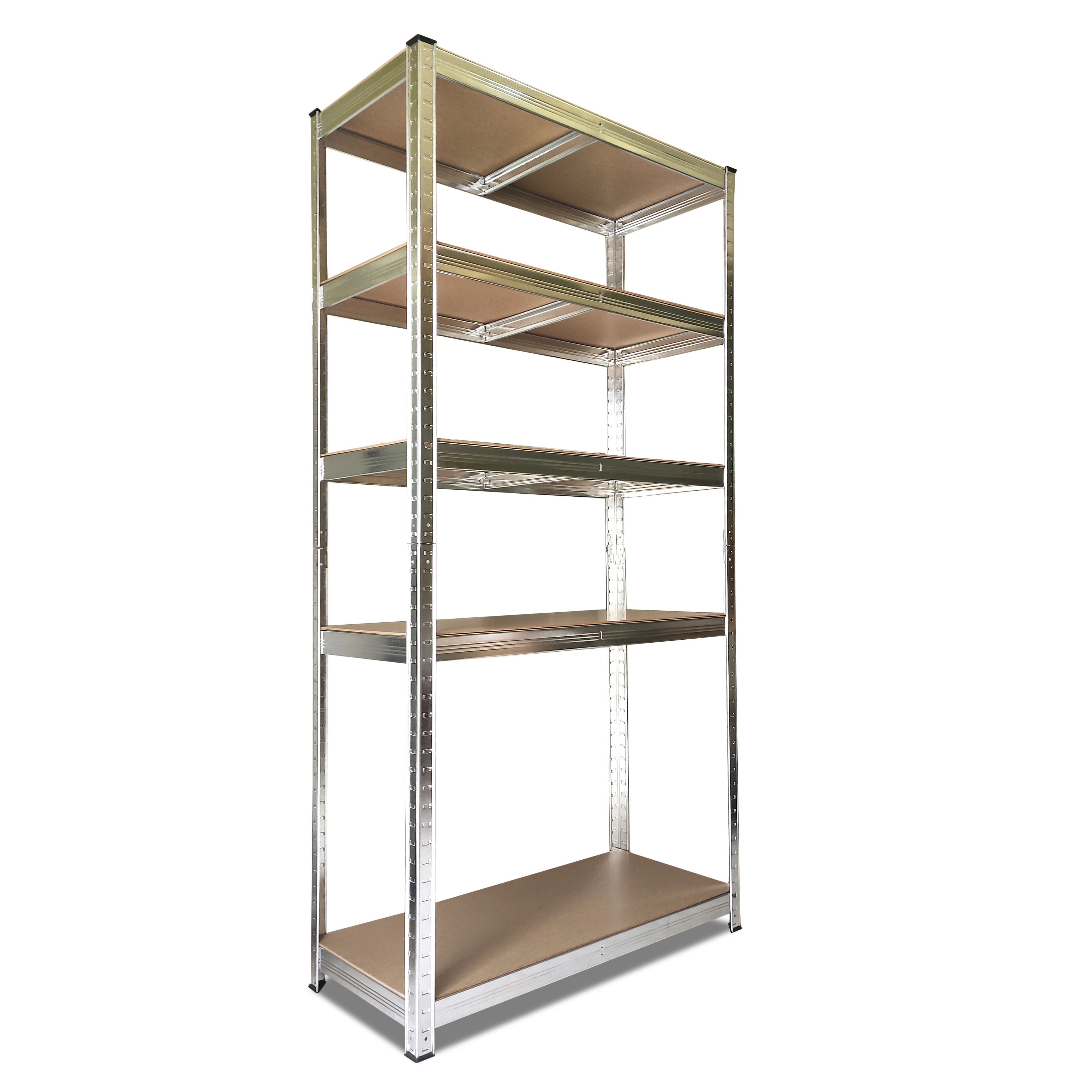 Galvanized metal shelf Nyana Home 875kg 5 shelves 180x90x40cm