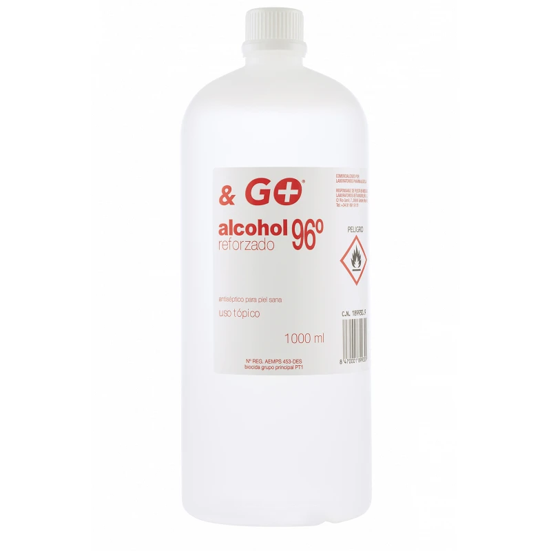ALCOHOL 96º & GO 1000 ML.