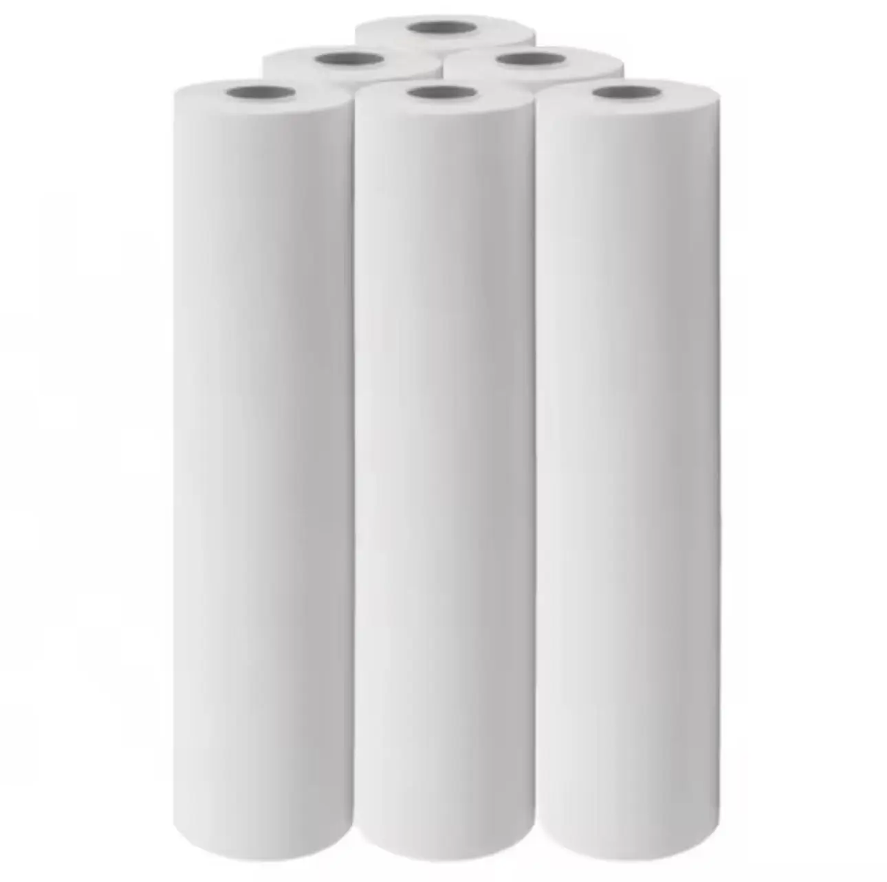 6 PCs White ECO roll of stretcher paper