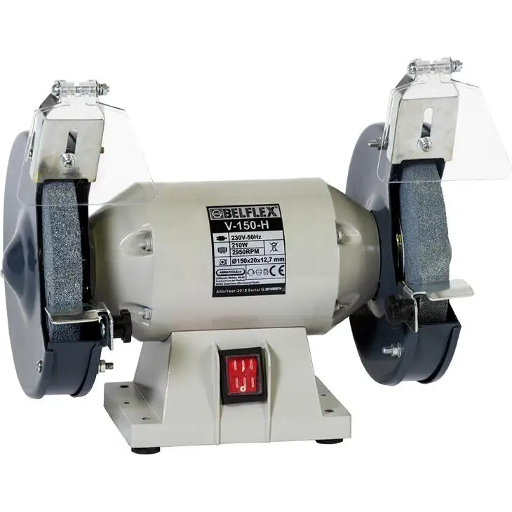 Abratools Esmeril Eléctrico 150 Mm con 2 Muelas Incluidas