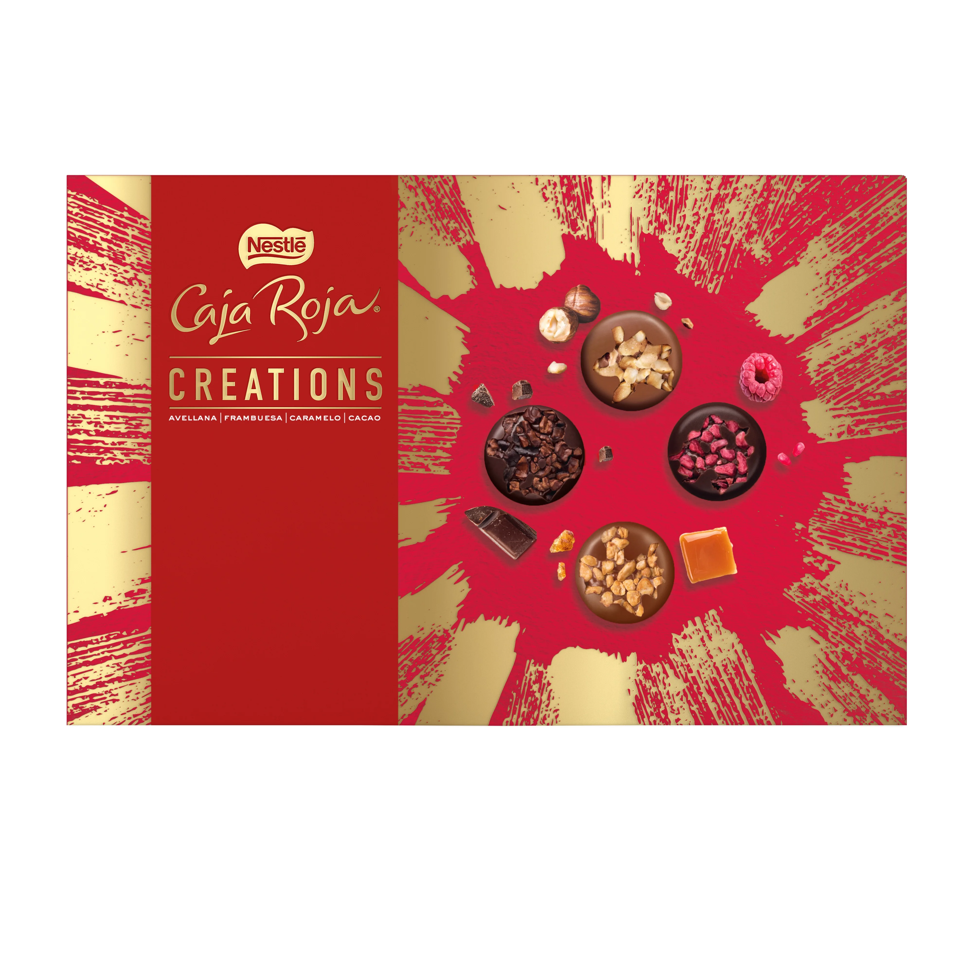 Nestle red box CREATIONS Chocolate chocolates-398g case | Unique experience with innovative flavors, Ideal for Chocolate lovers-3 piece Pack