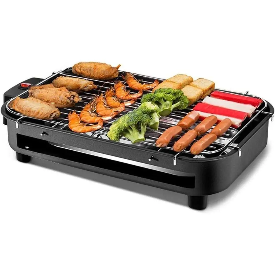 1300W Electric GRILL STARLEY-BARBACOA Electric BBQ GRILL Smoke-free Electric GRILL Portable Table GRILL for Kitchen