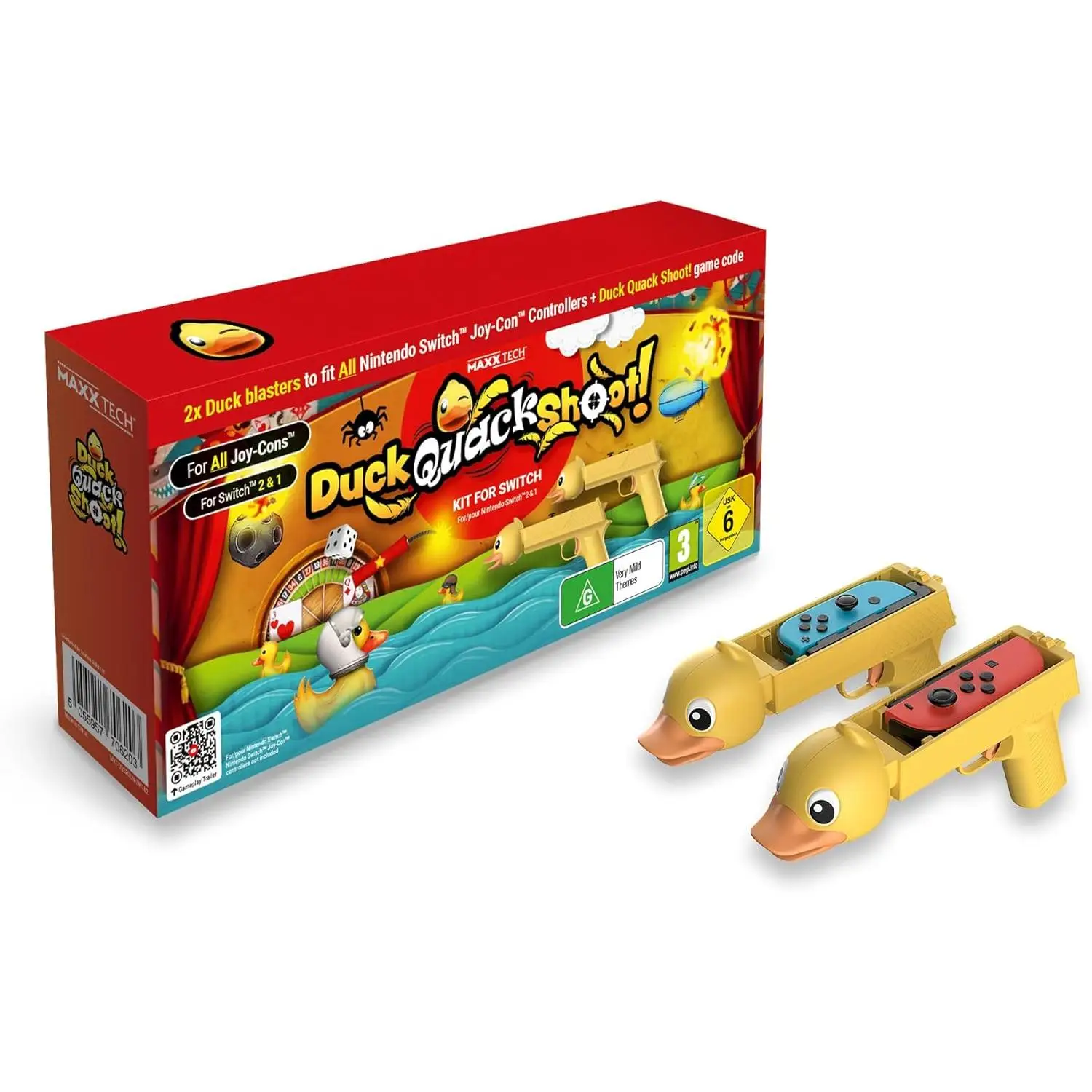 Duck, Quack Shoot 2 Gun version - Switch 2 Edition - Game Key Card - Juego de Importación