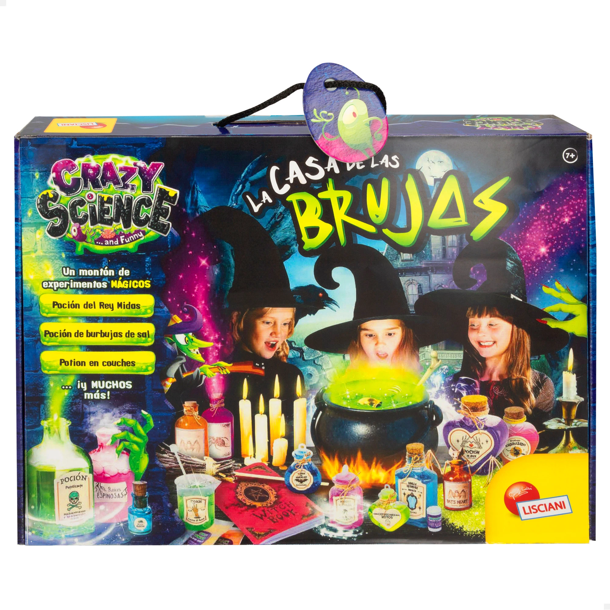 Scientific game Lisciani Crazy Science to make magic potions with accessories. Children + 7 Years Gifts & Science Toys