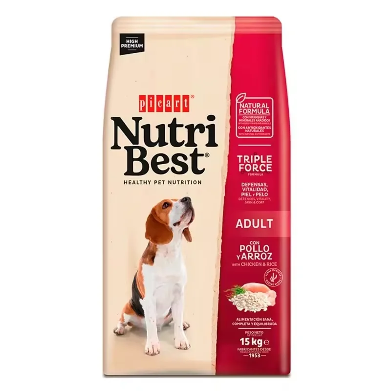 Picart Nutribest Adult Pollo & Arroz 15 Kg