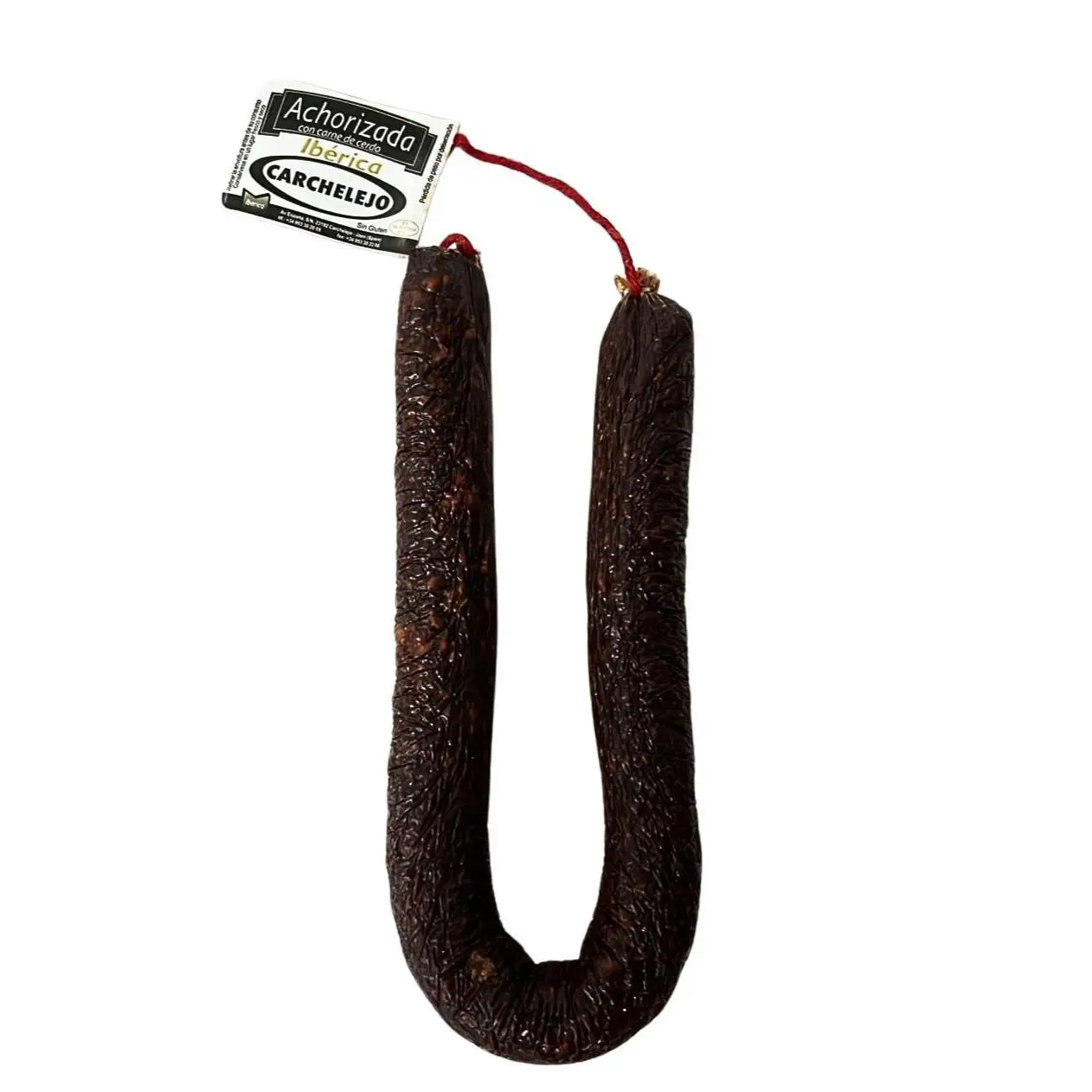 Morcilla Achorizada Ibérica (Pieza 350g aprox) | Sabor Suave y Textura Untuosa, Perfecta para Guisos y Tapeo - (Carchelejo)